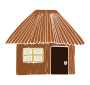 House Picture For Classroom   Therapy Use   Great Stick House Clipart