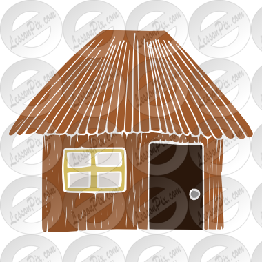 House Stencil For Classroom   Therapy Use   Great Stick House Clipart