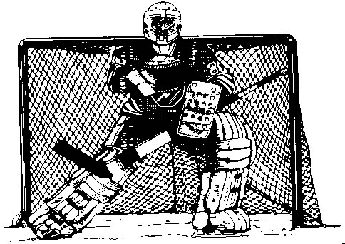 Ice Hockey Clip Art   Goalie1 Gif