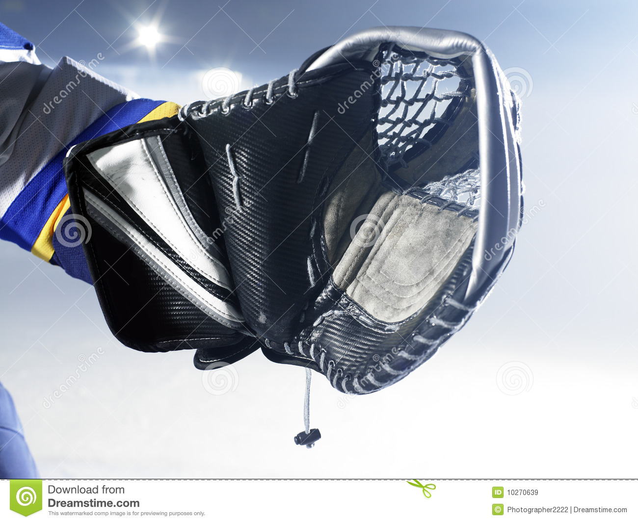 Ice Hockey Goalie Glove Royalty Free Stock Images   Image  10270639