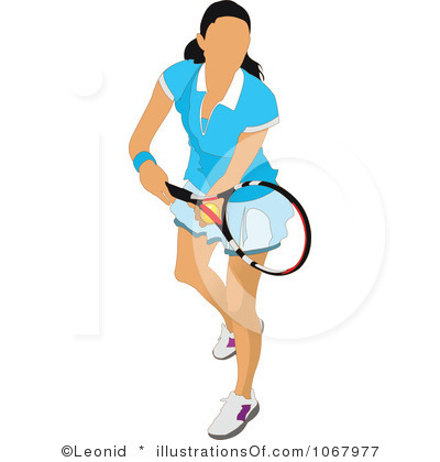Playing Tennis Clipart Girl Tennis Clipart