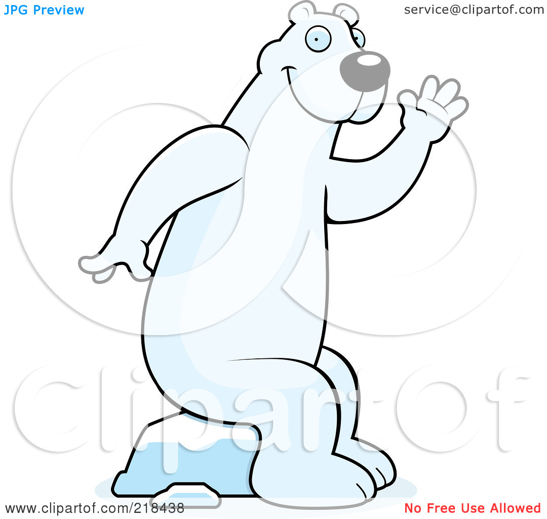 Polar Bear On Ice Clipart Polar Bear Sitting On Ice