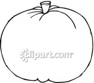 Pumpkin Outline Clipart Black And White   Clipart Panda   Free Clipart    