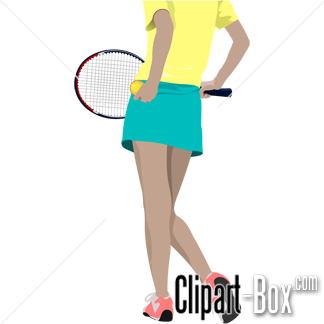 Related Girl Playing Tennis Cliparts  