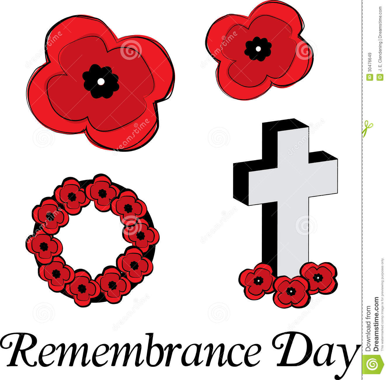 Remembrance Day Poppy Clipart Remembrance Day Poppies Royalty Free