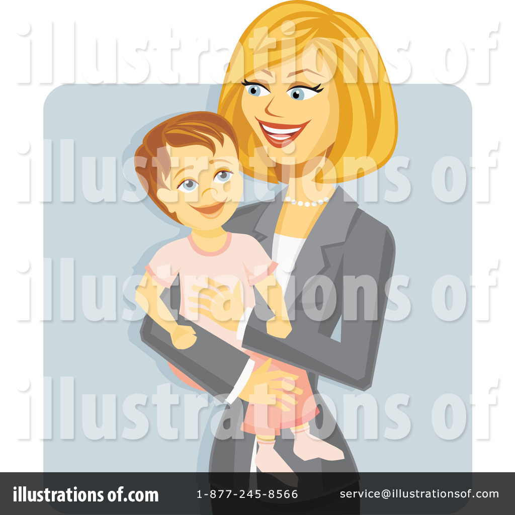Royalty Free Rf Mother Clipart Illustration By Amanda Kate Stock