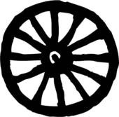 Wagon Wheel Clipart Vector Graphics  668 Wagon Wheel Eps Clip Art