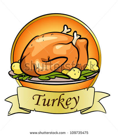 Baked Chicken Clipart