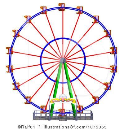 Carnival Ferris Wheel Clip Art   Ferris Wheel Clipart  1075355 By    