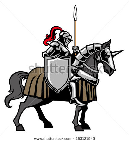Cartoon Knight On Horse Clipart   Free Clipart