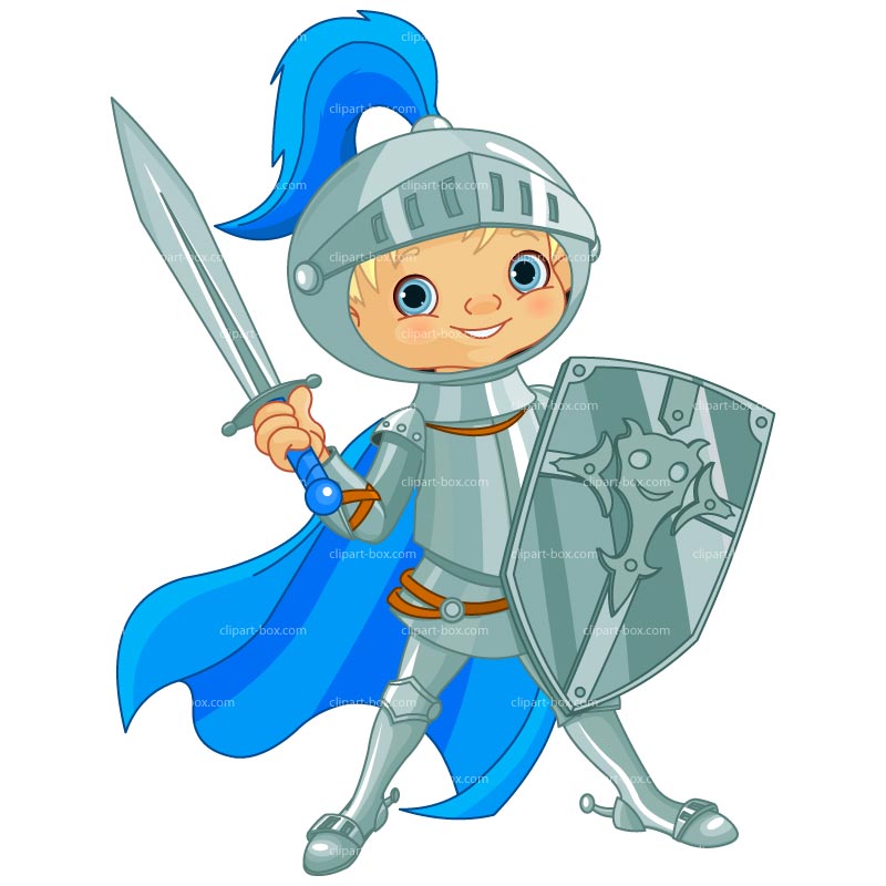 Clipart Knight Boy With Sword   Royalty Free Vector Design