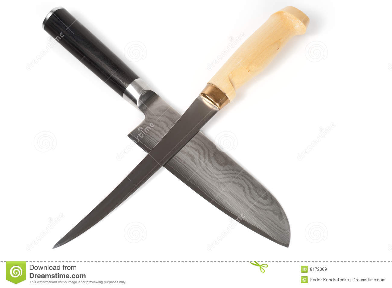 Crossed Chef Knives Clipart Crossed Professional Knives