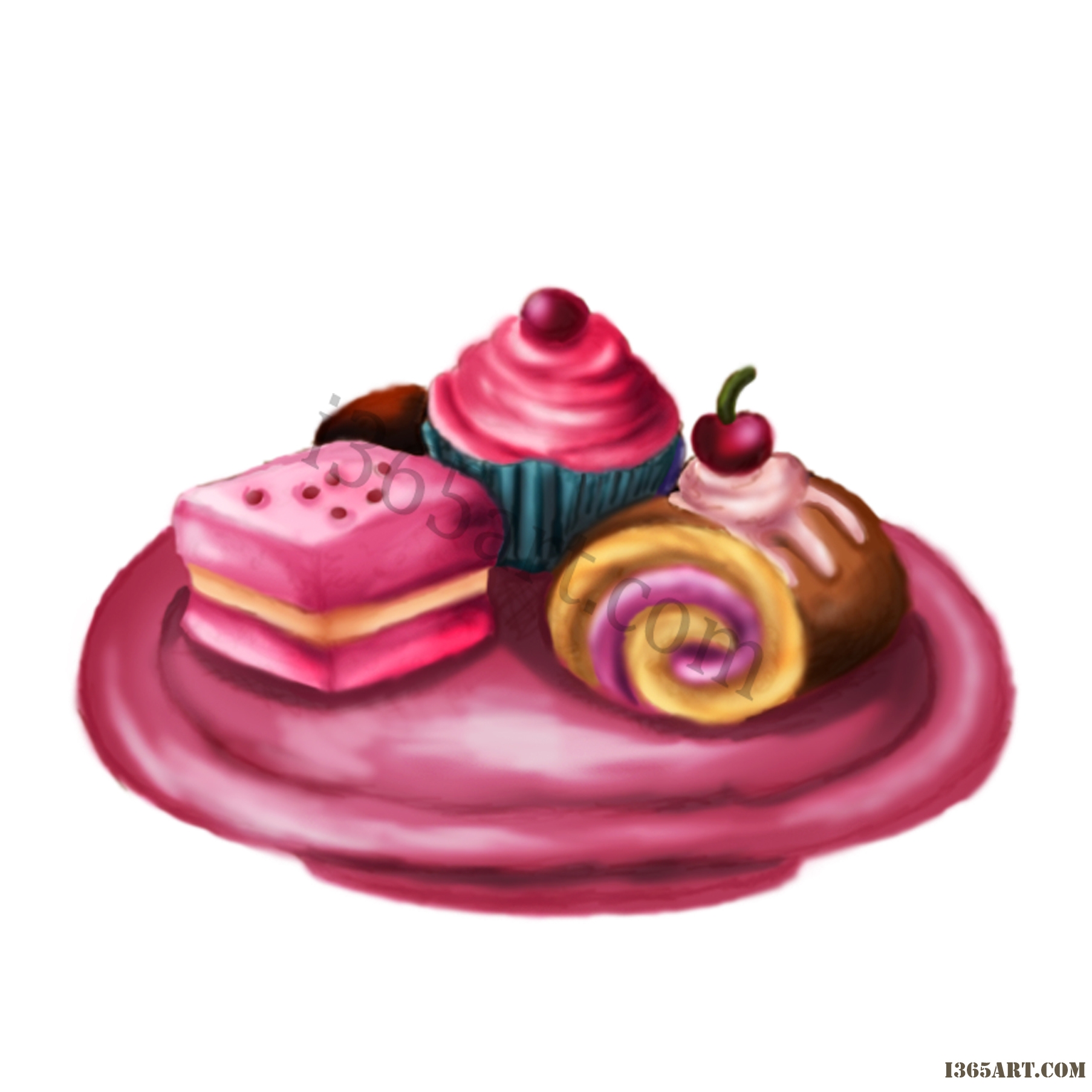 Day 3 Day   64 Think Pink  Drawings Of Yummies