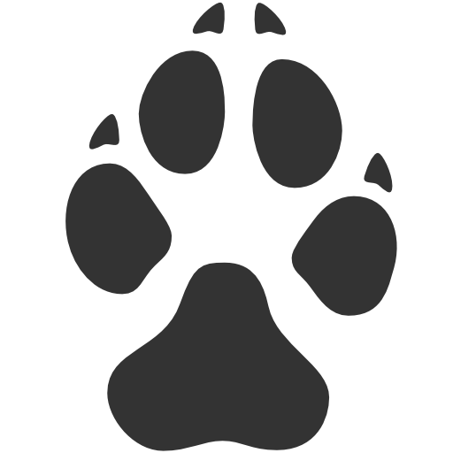 Dog Tracks Tracks Footprints Dog Icon