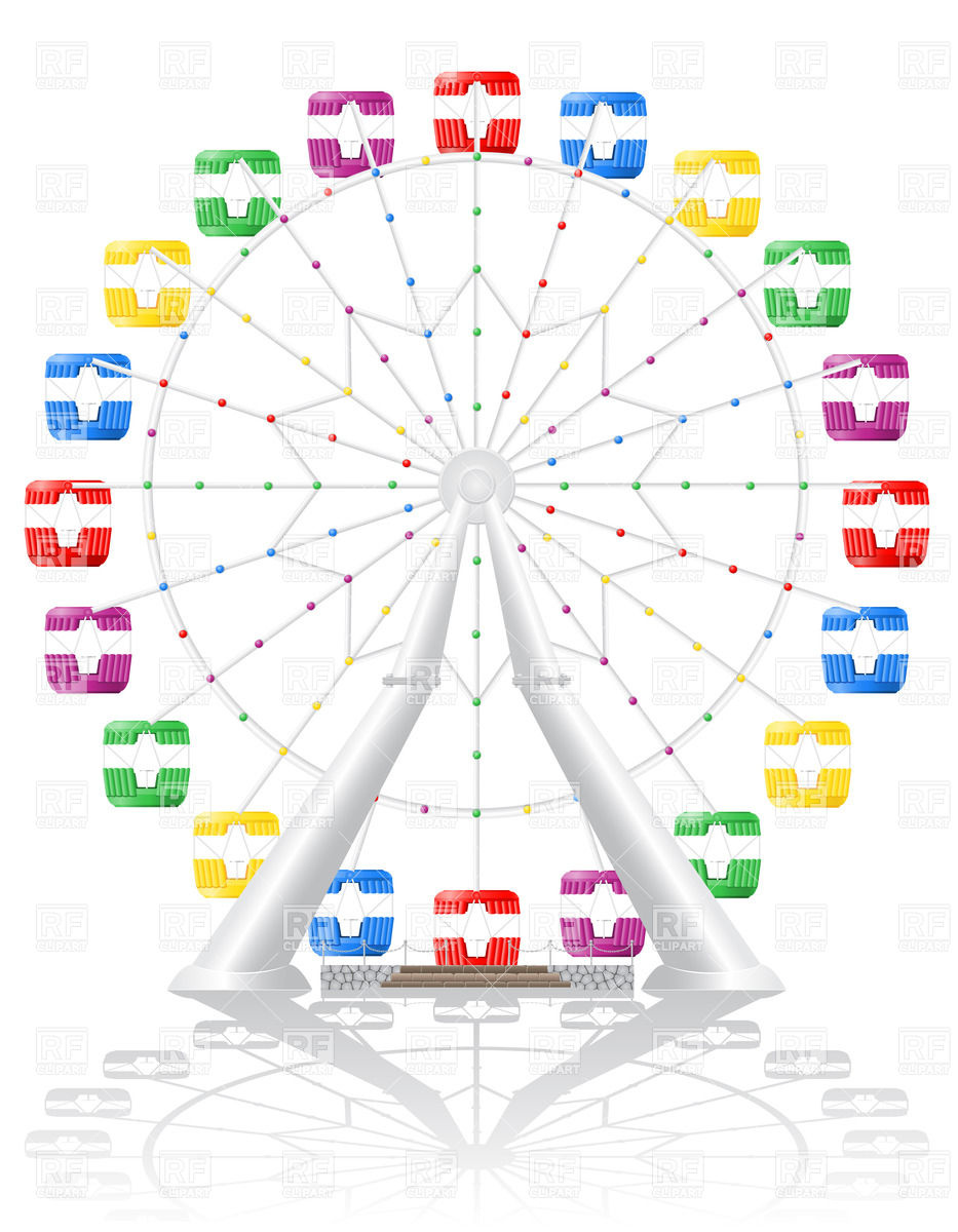 Ferris Wheel 22541 Download Royalty Free Vector Clipart  Eps 