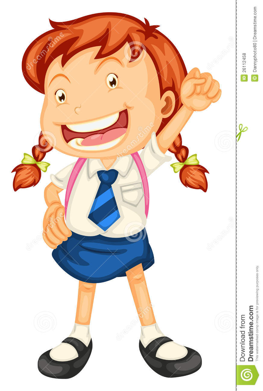 Girl Going To School Royalty Free Stock Photos   Image  26112458