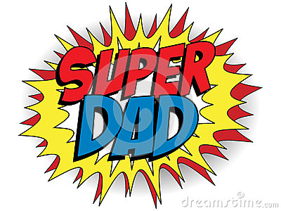 Happy Father Day Super Hero Dad Royalty Free Stock Photography   Image