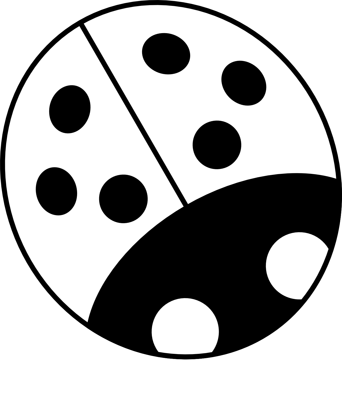 Ladybug Clipart Black And White   Clipart Panda   Free Clipart Images