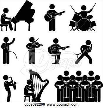 Musician Pianist Concert Choir  Stock Clip Art Gg59382206   Gograph