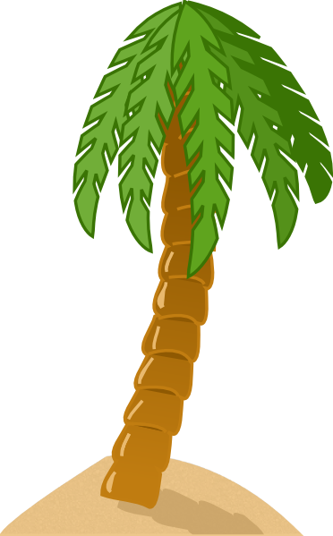 Palmtree Clip Art At Clker Com   Vector Clip Art Online Royalty Free    