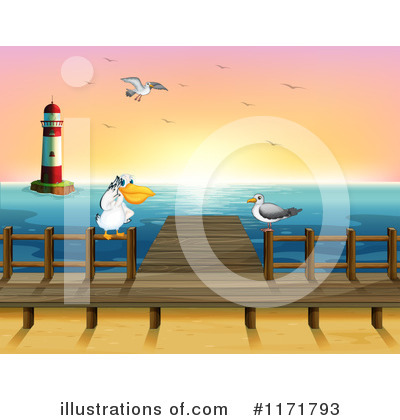 Pier Clipart  1171793 By Colematt   Royalty Free  Rf  Stock