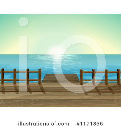 Pier Clipart  1171856 By Colematt   Royalty Free  Rf  Stock