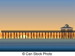 Pier Illustrations And Clipart  3623 Pier Royalty Free Illustrations