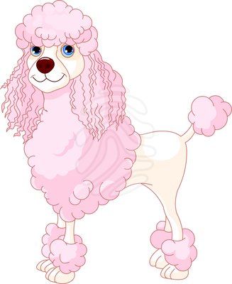 Pink Poodle Clipart   Think Pink    Pinterest