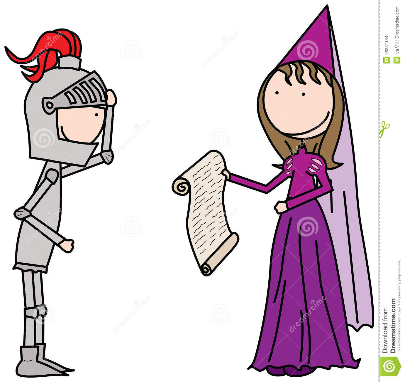 Princess And Knight Stock Images   Image  36387184
