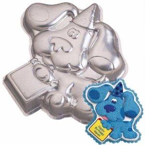 Puppy Birthday Cake On Blue S Clues Cake Pan From Wilton