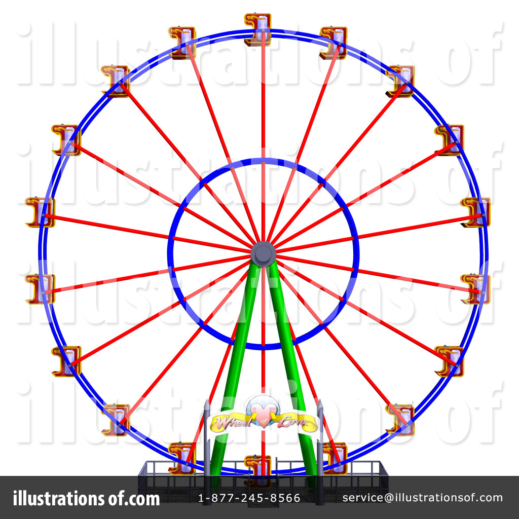 Royalty Free  Rf  Ferris Wheel Clipart Illustration By Ralf61   Stock