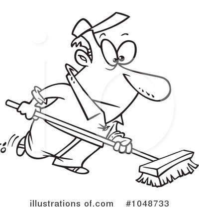 Royalty Free Sweeping Clipart Illustration 1048733 Jpg