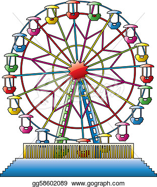 Showing Gallery For Simple Ferris Wheel Clipart
