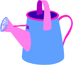 Sprinkling Can Watering Can Garden Graphic Summer Clip Art
