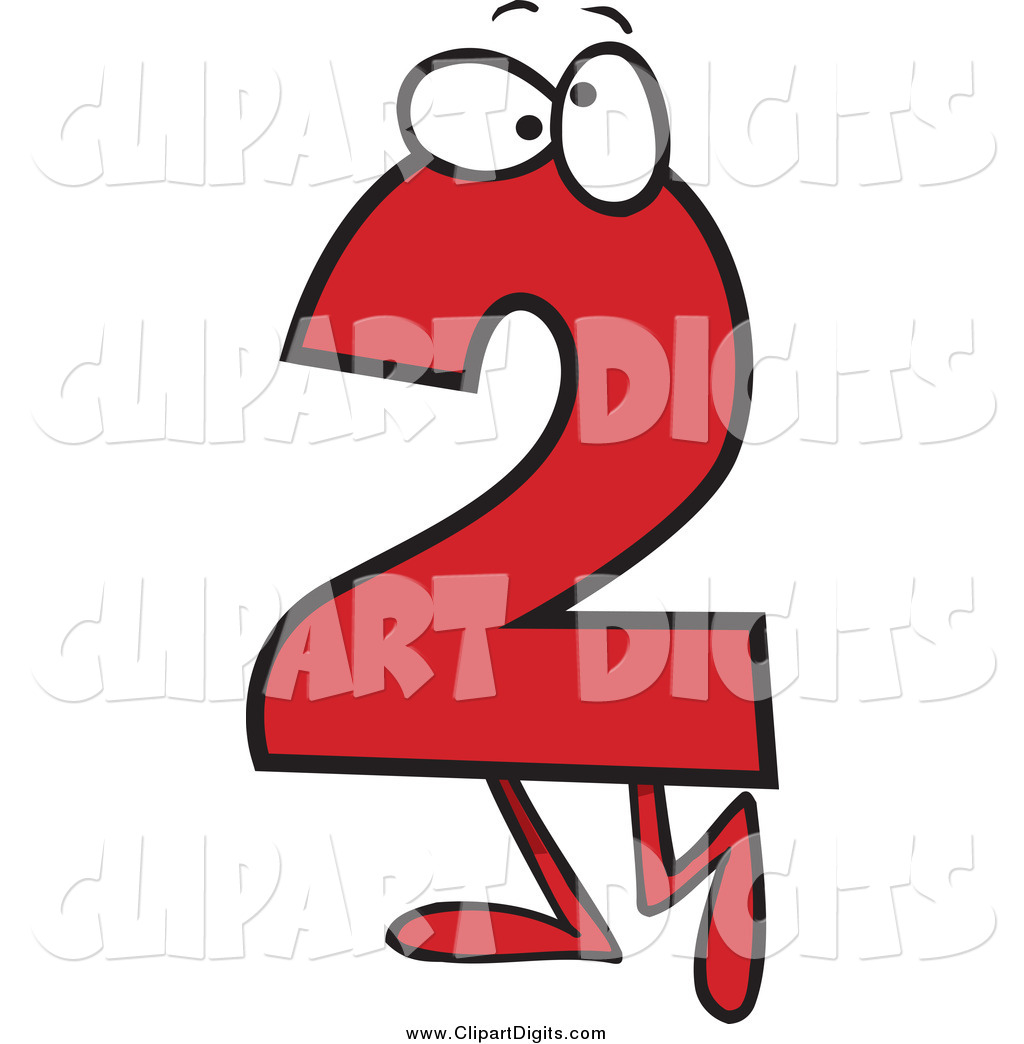 18th 2014 Red Number Two Walking August 14th 3d Chrome Icon