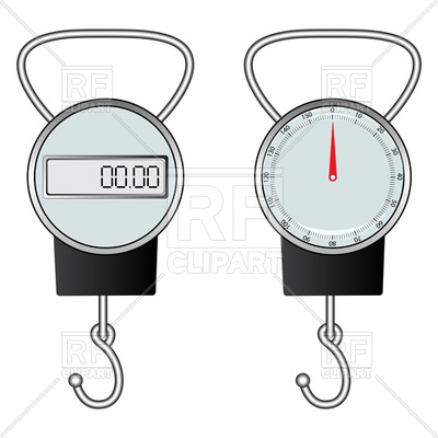 And Digital Hook Scale Download Royalty Free Vector Clipart  Eps