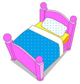 Bed   Clipart Graphic