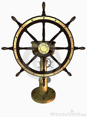 Boat Steering Wheel Stock Photography   Image  13245432