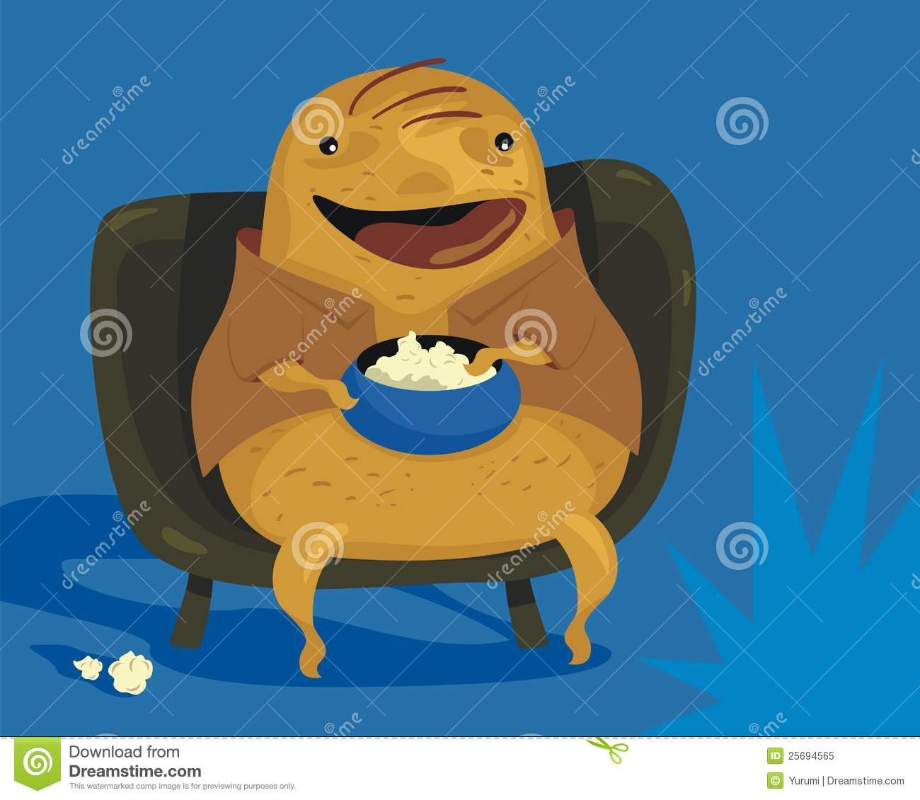 Couch Potato Royalty Free Stock Photo   Image  25694565