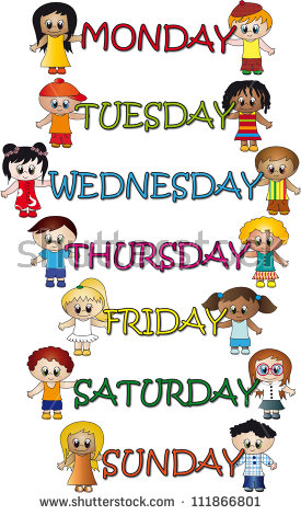 Days Of The Week Stock Photos Illustrations And Vector Art