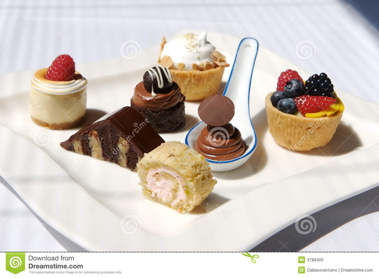 Dessert Tray Assorted Royalty Free Stock Photo   Image  3789405