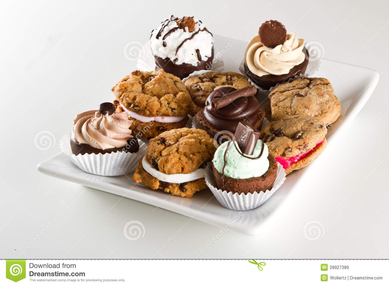 Dessert Tray Royalty Free Stock Images   Image  28927389