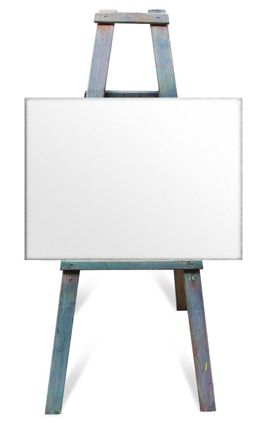 Easel  Artist Easel With Blank Canvas
