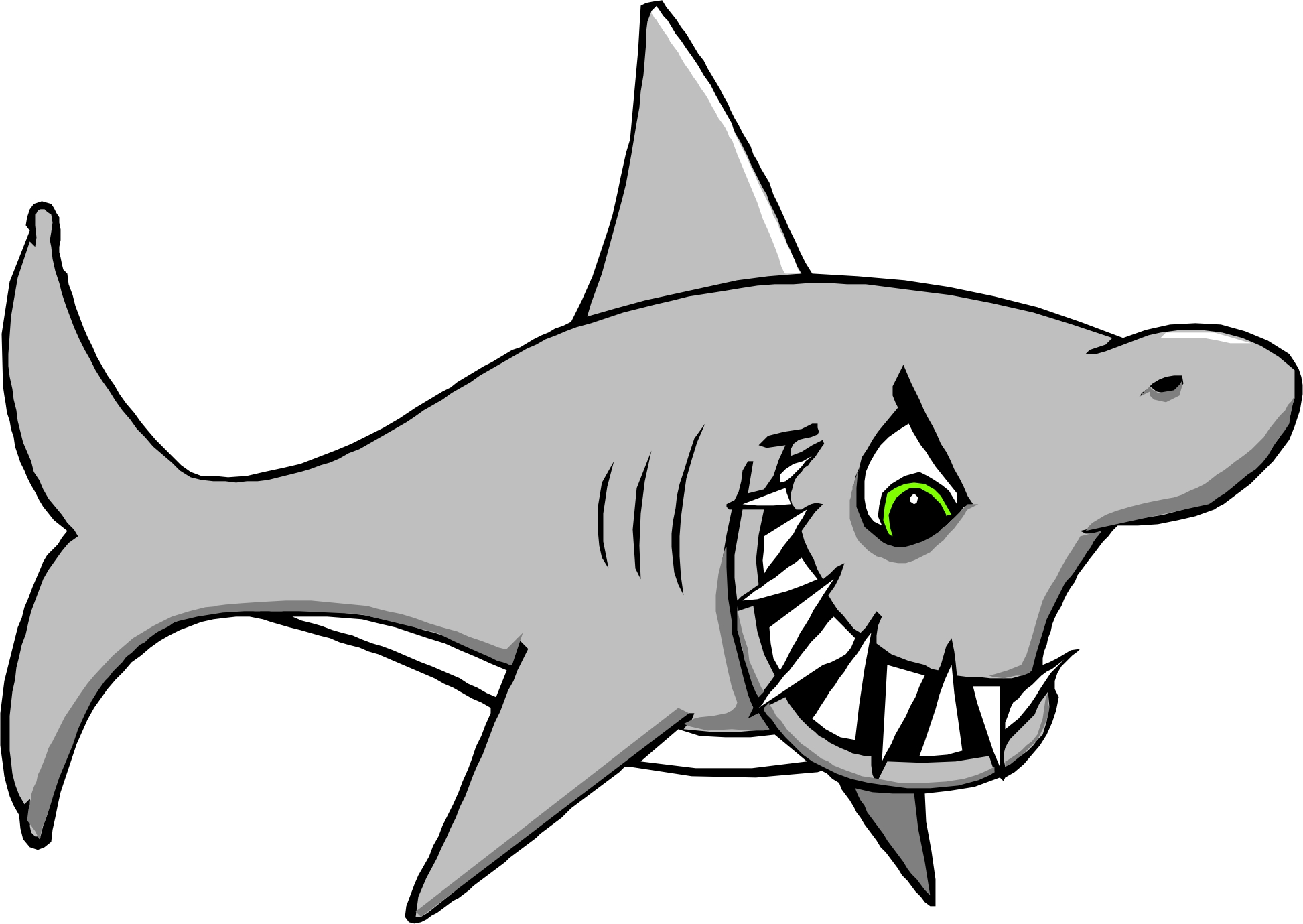 Great White Shark Clip Art   Clipart Panda   Free Clipart Images