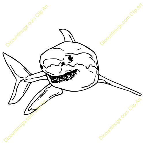 Great White Shark Clip Art Great White Shark