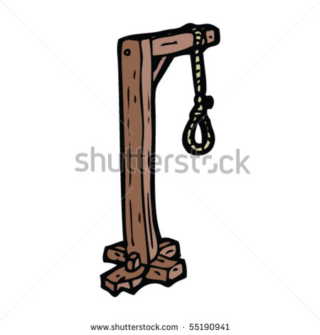 Hangman S Noose Drawing Stock Vector Illustration 55190941