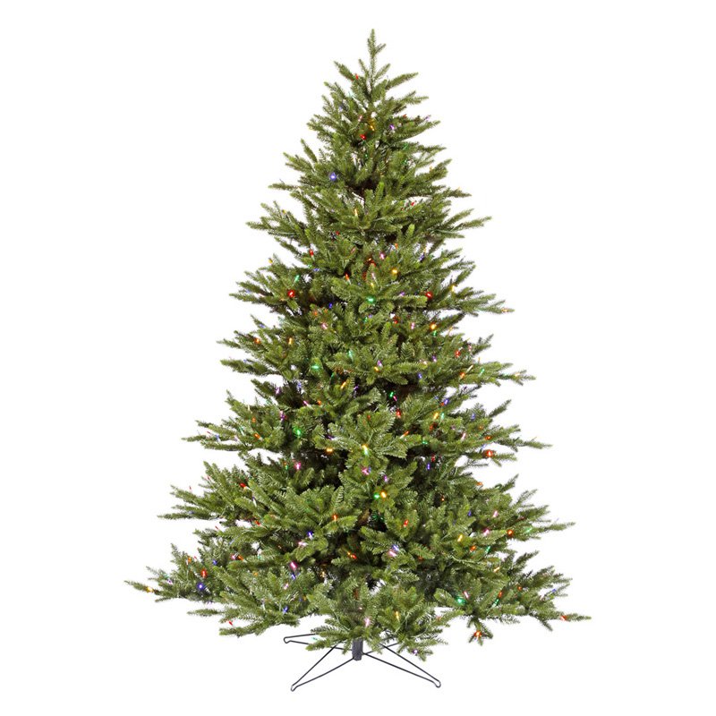 Noble Fir Pre Lit Led Christmas Tree   Christmas Trees At Hayneedle