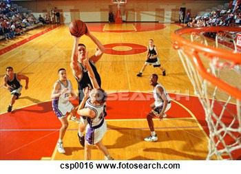 Stock Image   Player Taking Jump Shot In Basketball Game  Fotosearch