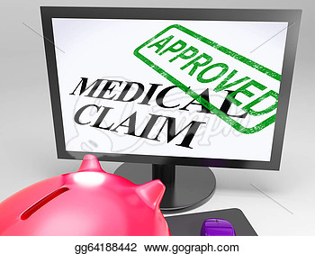 Approved Shows Health Claim Authorised  Clip Art Gg64188442   Gograph
