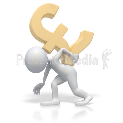 Carrying Pound Symbol   Business And Finance   Great Clipart For